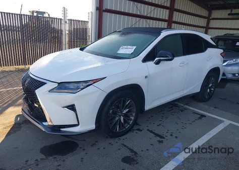 2017 Lexus Rx 350 F Sport from USA, damaged, VIN 2T2BZMCA7HC121423
